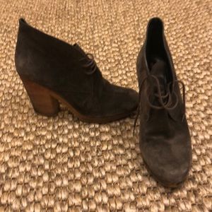 Prada Sport Brown Suede Booties 38